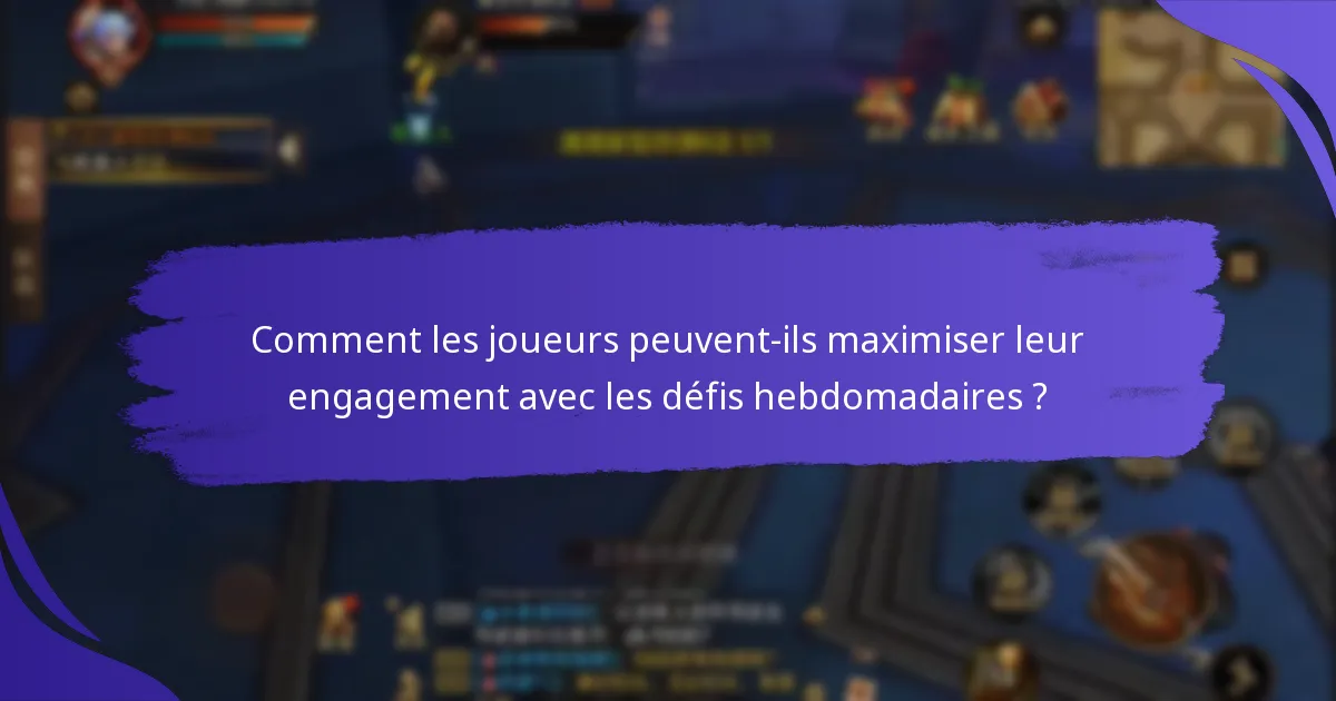 Quels défis en cours les joueurs doivent-ils compléter pour gagner des prix ?