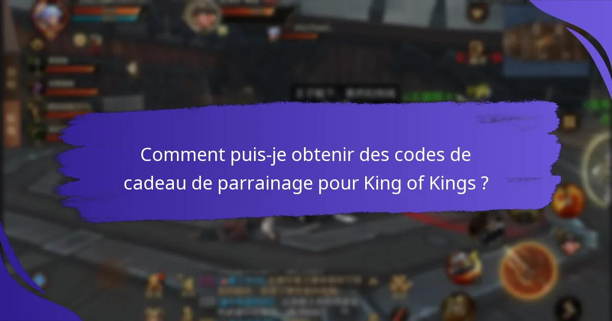 Quelles récompenses puis-je gagner en utilisant des codes de cadeau de parrainage ?