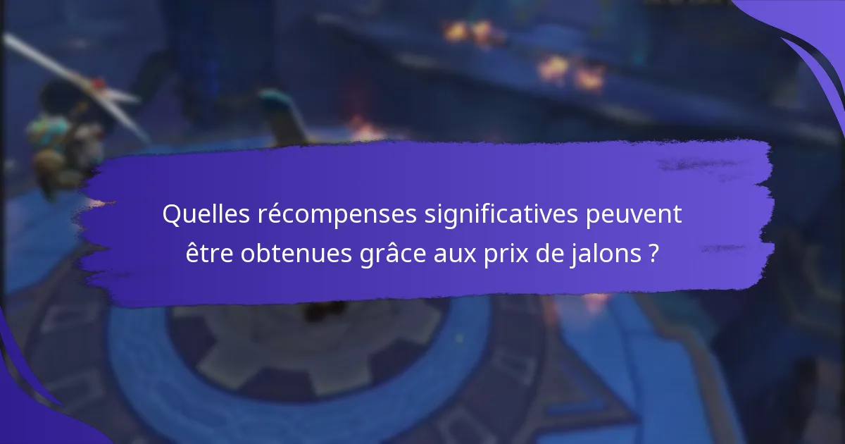 Comment participer aux programmes de prix mensuels de jalons ?